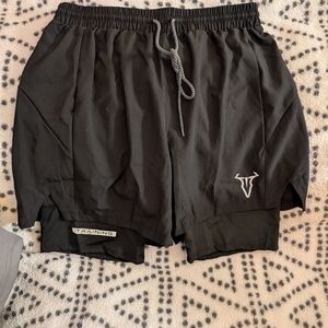 Black Training Men's Shorts